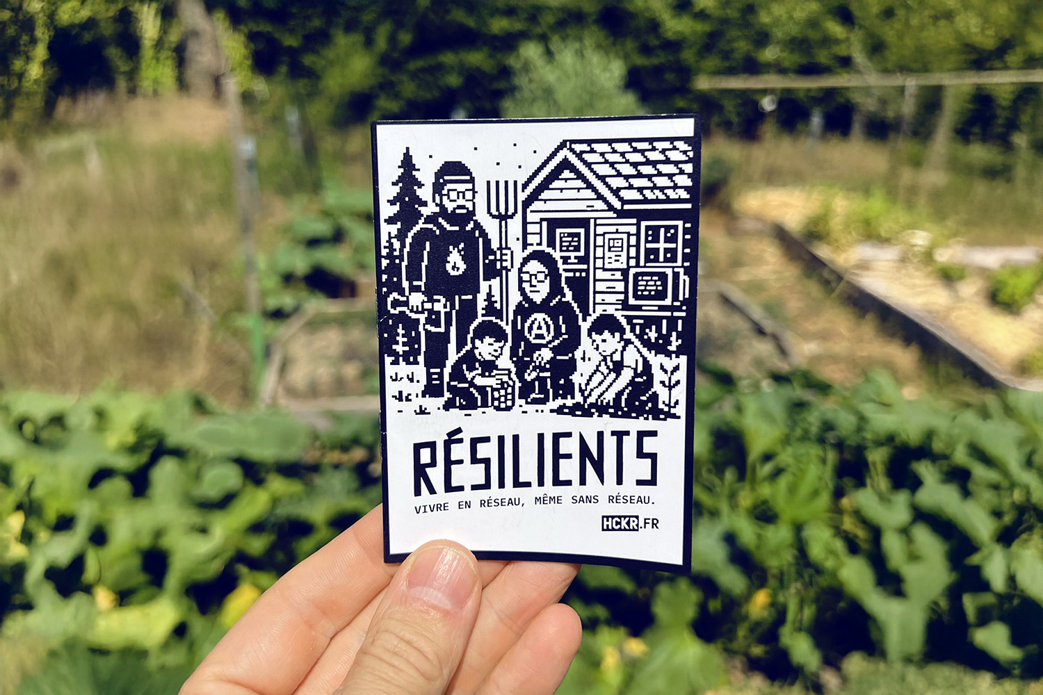 Le livret Résilients dans un potager